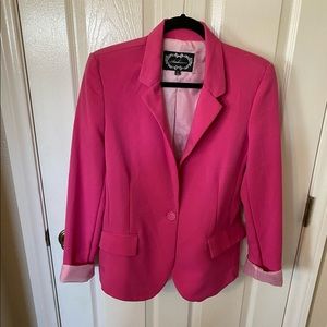 Pink Light Blazer Jacket | Size Large